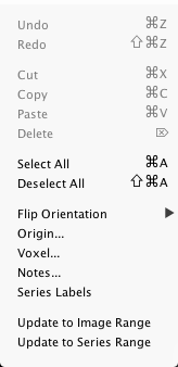 Edit Menu