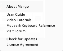 Help Menu