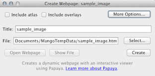 Create Webpage