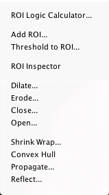 ROI Menu