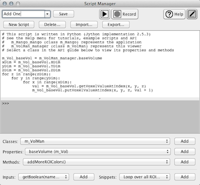 Script Manager
